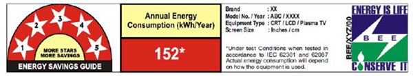 印度能效認(rèn)證EE Star Label-電視